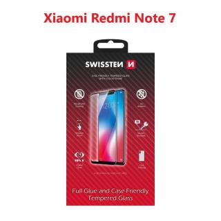 Ochranné tvrdené sklo Swissten 3D Xiaomi REDMI NOTE 7 - čierny rámik (54501731)
