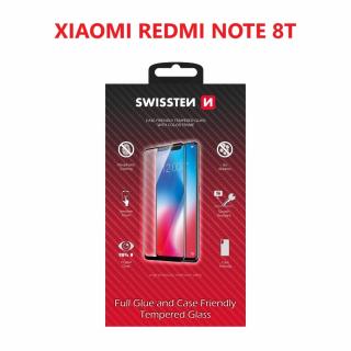 Ochranné tvrdené sklo Swissten 3D Xiaomi REDMI NOTE 8T - čierny rámik (54501765)
