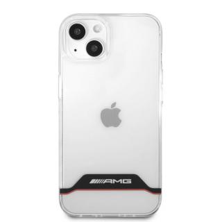 Púzdro AMG Red Stripes iPhone 13 mini - transparentné  + prekvapenie