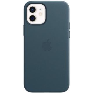 Púzdro Apple Leather Case s MagSafe pre iPhone 12 mini - baltsky modrý  + prekvapenie