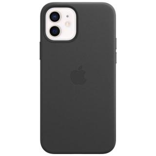 Púzdro Apple Leather Case s MagSafe pre iPhone 12 mini - čierne  + prekvapenie