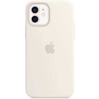 Púzdro Apple Silicone Case s MagSafe pre iPhone 12 mini - biele  + prekvapenie