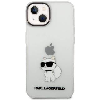 Púzdro Karl Lagerfeld Choupette Logo iPhone 14 Pro - clear  + prekvapenie