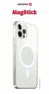 Púzdro s MagStick Swissten CLEAR JELLY iPhone 12 Pro/12 - transparentné