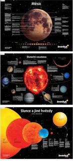 Sada plagátov Levenhuk s vesmírnou tematikou