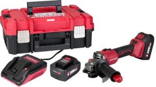 Set Worcraft XCUBE003 ShareSYS Toolbox, uhlová brúska CAG-S20LiBS 125 mm, 2x 4.0 Ah akumulátor, 1x nabíjačka
