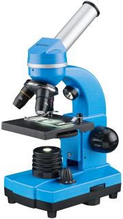Školský mikroskop Bresser Junior Student Biolux SEL 40-1600x, modrý