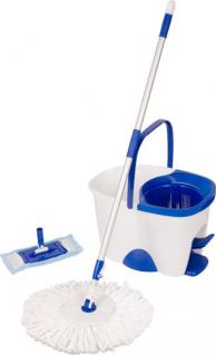Súprava upratovacia Neco TORNADO Spin Mop, rotačný mop na podlahy + vedro 18 lit., Microfibre, PP, ABS