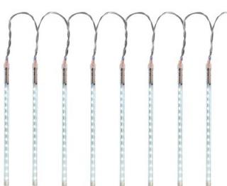 Svetelná reťaz do zásuvky MagicHome Icicle, 720 LED studená biela, 24 cencúľov, vodopádový efekt, IP44, exteriér, L-7,50 x 0,30 m