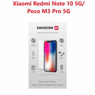 SWISSTEN Ochranné temperované sklo 2.5D pro XIAOMI REDMI NOTE 10 5G POCO M3 PRO 5G (74517901)