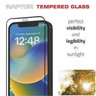 SWISSTEN temperované sklo Apple iPhone 14 PRO Max, Raptor Diamond ultra clear 3D čierne