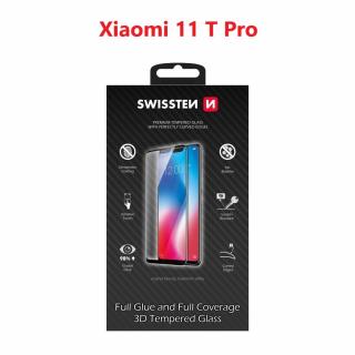 SWISSTEN Ultra Durable 3D FULL GLUE Glass pro XIAOMI 11 T PRO černá (64701897)