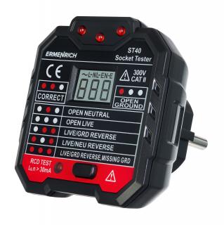 Tester zásuviek Ermenrich Zing ST40