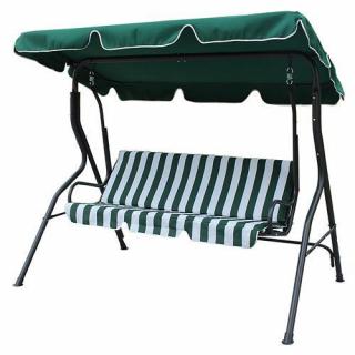 Záhradná hojdačka GARFIELD, 150 kg, 173x112x158 cm, PE 160 g/m2, Oxford PVC