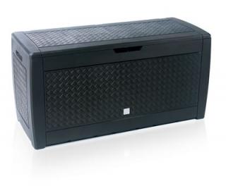 Záhradný úložný box MATUBA, 1190x480x600 mm, antracit