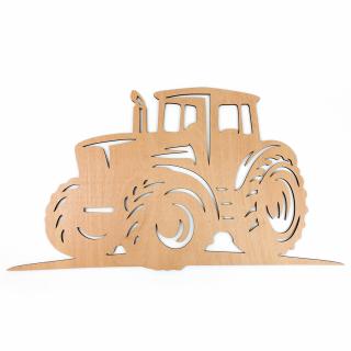 Drevená nástenná dekorácia Traktor