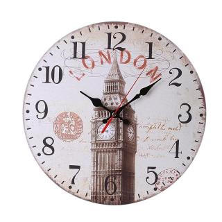 Drevené nástenné hodiny Big Ben