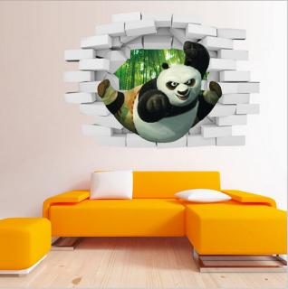 Samolepka 3D Kung-Fu Panda