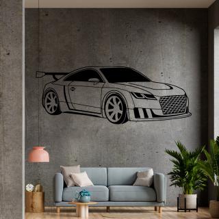 Samolepka Audi Auto Farba: čierna, Veľkosť: 100 x 40 cm