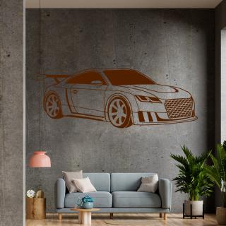 Samolepka Audi Auto Farba: hnedá, Veľkosť: 100 x 40 cm