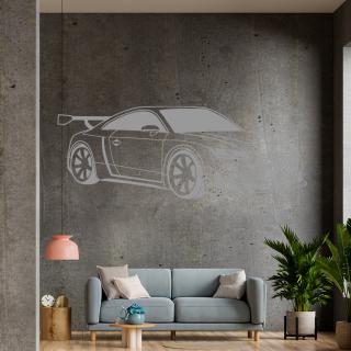 Samolepka Audi Auto Farba: šedá, Veľkosť: 100 x 40 cm