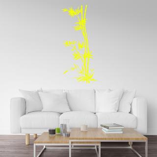 Samolepka Bambus Farba: žltá, Veľkosť: 30 x 65 cm