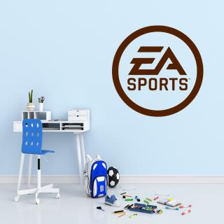 Samolepka EA Sports Farba: hnedá, Veľkosť: 100 x 100 cm
