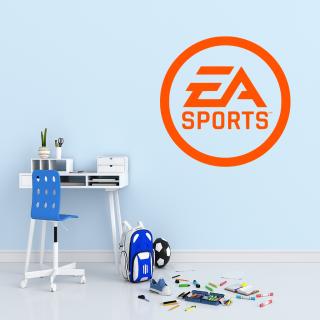 Samolepka EA Sports Farba: oranžová, Veľkosť: 100 x 100 cm