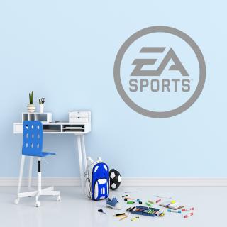 Samolepka EA Sports Farba: šedá, Veľkosť: 100 x 100 cm