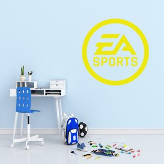 Samolepka EA Sports Farba: žltá, Veľkosť: 40 x 40 cm