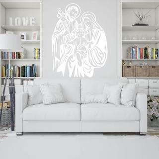 Samolepka Ježiško Farba: bílá, Veľkosť: 100 x 75 cm