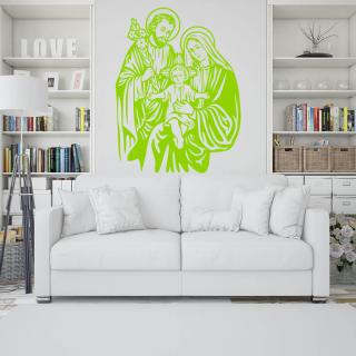 Samolepka Ježiško Farba: zelená, Veľkosť: 100 x 75 cm