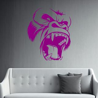 Samolepka King Kong Farba: fialová, Veľkosť: 100 x 84 cm