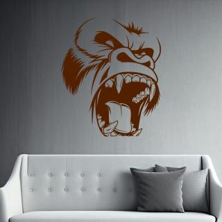 Samolepka King Kong Farba: hnědá, Veľkosť: 100 x 84 cm