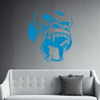 Samolepka King Kong Farba: modrá, Veľkosť: 100 x 84 cm