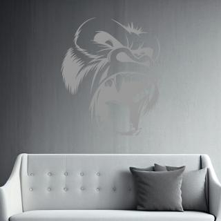 Samolepka King Kong Farba: šedá, Veľkosť: 60 x 50 cm