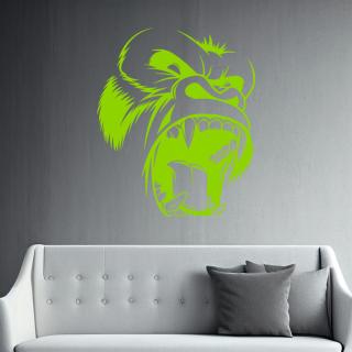 Samolepka King Kong Farba: zelená, Veľkosť: 40 x 33 cm