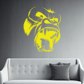 Samolepka King Kong Farba: žlutá, Veľkosť: 100 x 84 cm