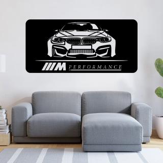 Samolepka Rýchle auto Farba: černá, Veľkosť: 100 x 50 cm