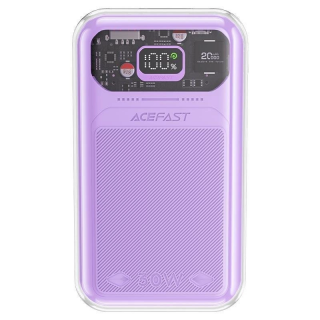 Acefast powerbank 20000mAh Sparkling Series rýchle nabíjanie 30W fialová (M2)