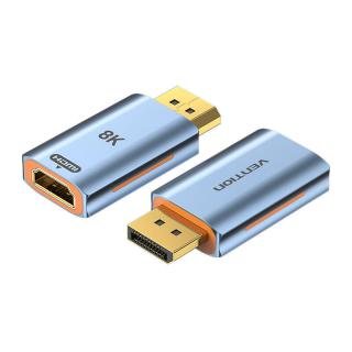 Adaptér HDMI samica - Display Port samec Vention HFMH0 8K (modrý)