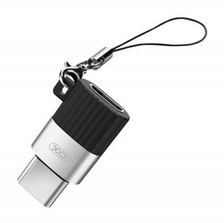 Adaptér Micro USB na USB-C XO NB149-A (čierny)