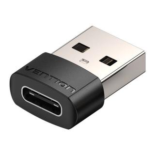 Adaptér USB 2.0 samec na USB-C samica Vention CDWB0 čierny