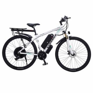 AKEZ 29" Elektrobicykel 1000W, 48V 13AH, 45 km/h, 50 km dojazd, Shimano 21 rýchlostí - biely