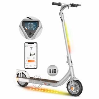 Atomi Alpha Elektrická kolobežka - biela  + Zámok na kolobežku zadarmo