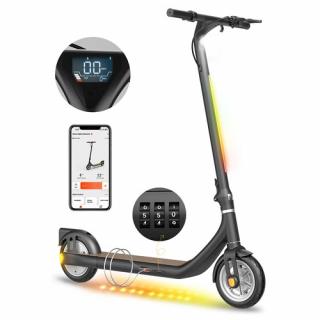 Atomi Alpha Skladací elektrický skúter - čierny  + Zámok na kolobežku zadarmo