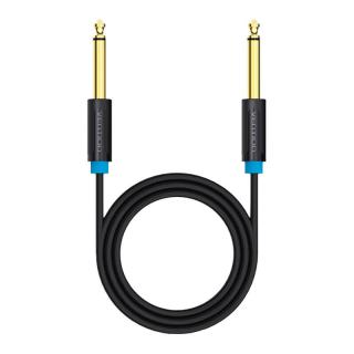 Audio kábel TS 6,35 mm Vention BAABF 1 m (čierny)