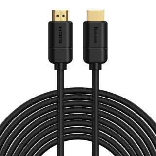 Baseus 2x HDMI 2.0 4K 30Hz kábel, 3D, HDR, 18Gbps, 8m (čierny)