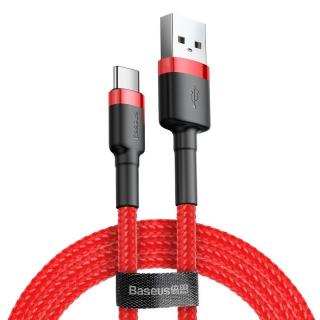 Baseus Cafule kábel USB-C 3A 1m (červený)