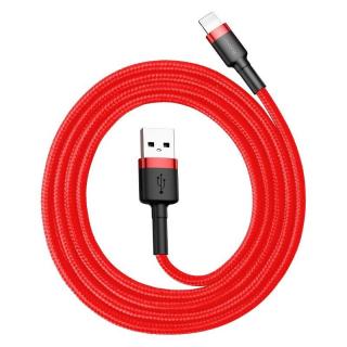 Baseus Cafule USB Lightning kábel 2,4A 1m (čierny + červený)